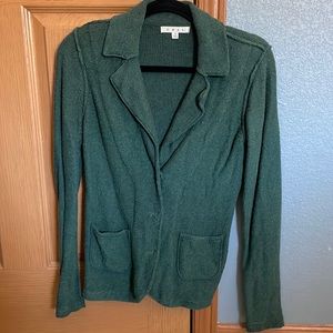 CAbi blazer size small, olive green.